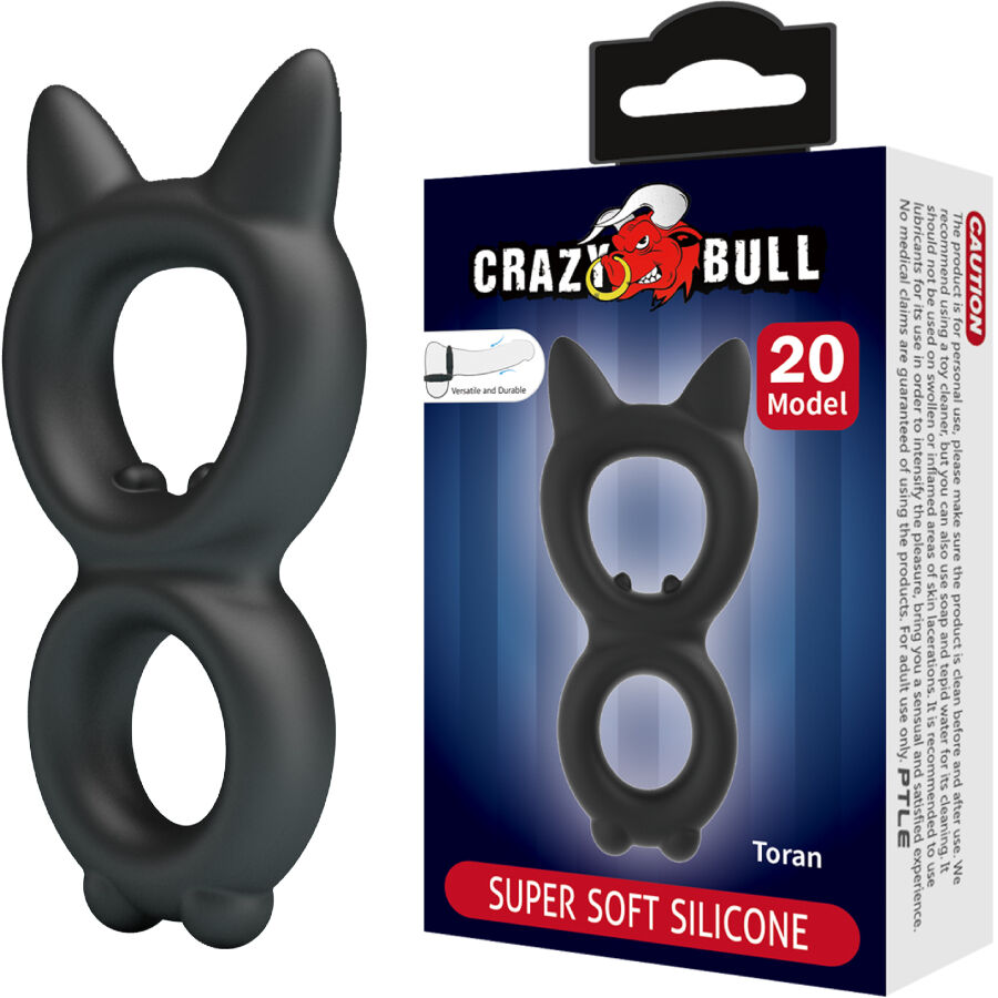 Crazy Bull Toran – Doppelter Silikon-Penisring Modell 20
