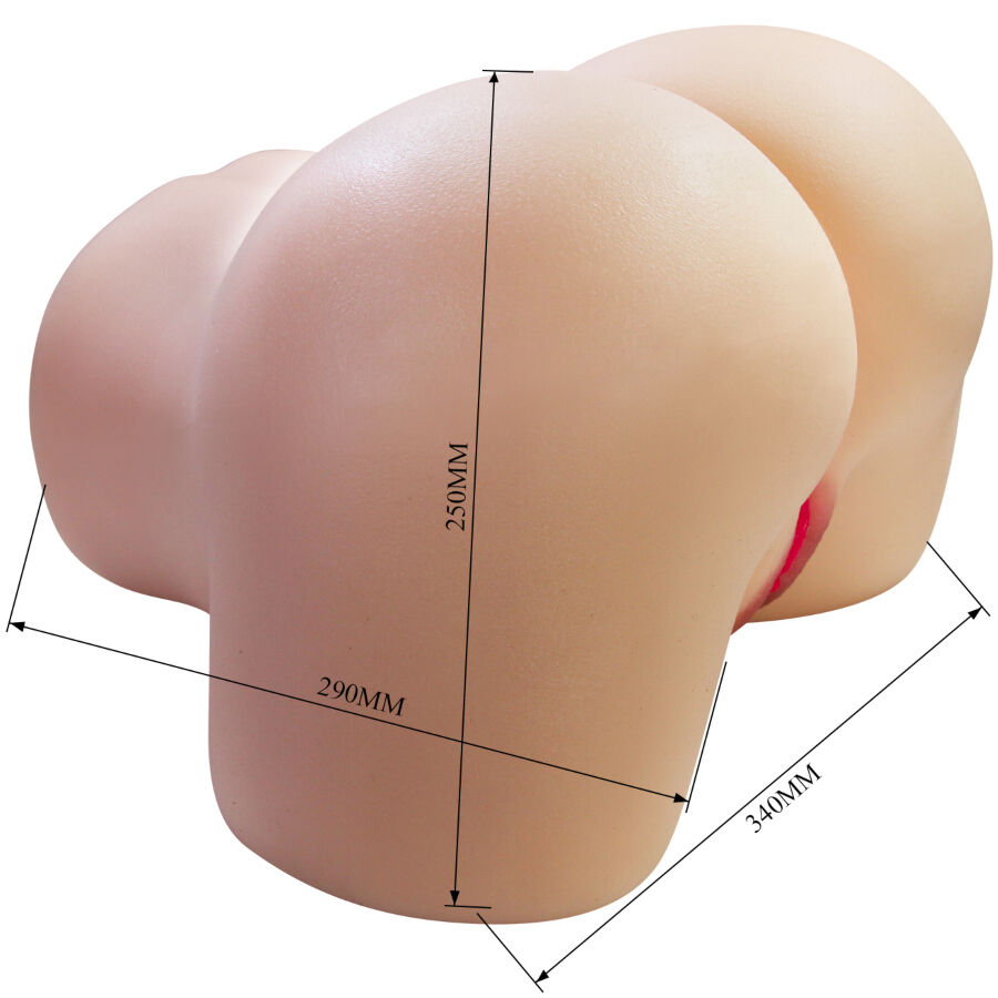 Crazy Bull Julia – Realistischer Po-Torso mit Vagina & Anal, 11 kg
