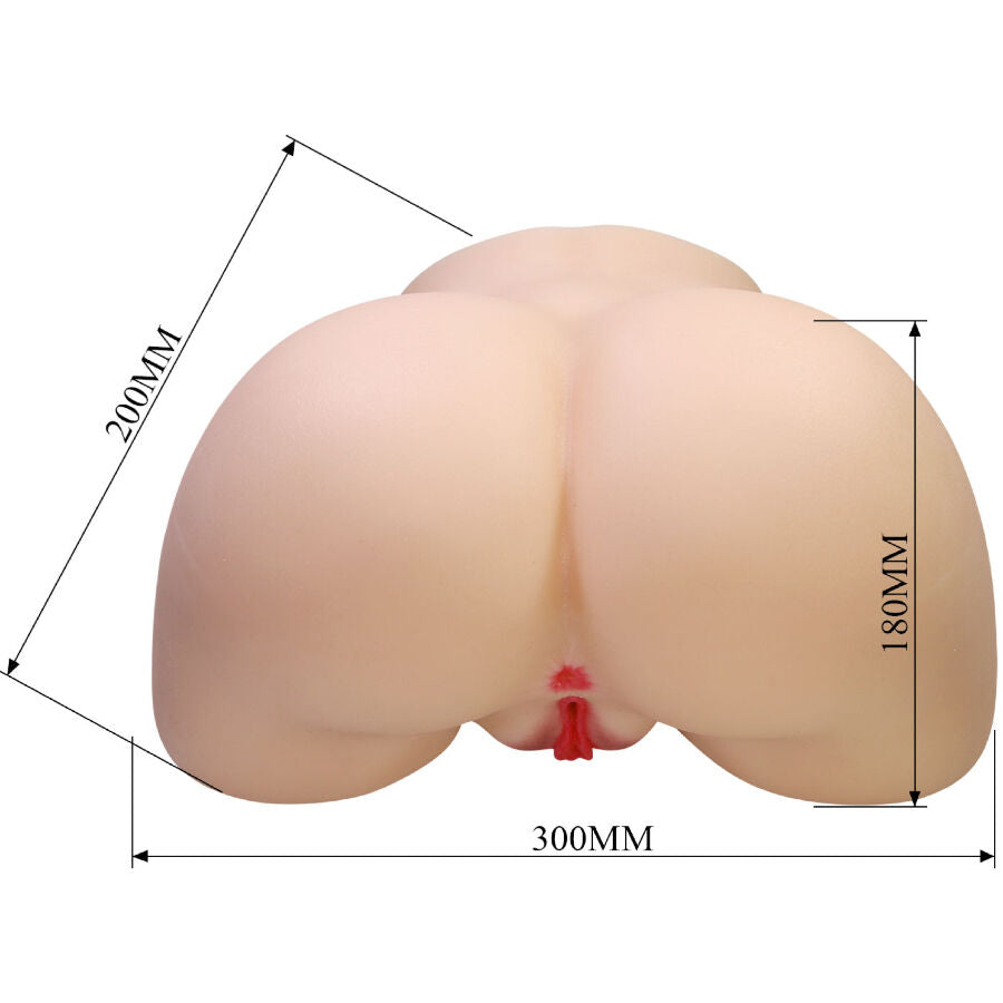 Crazy Bull Olivia – Realistischer Po-Torso mit Vagina & Anal, 5,5 kg