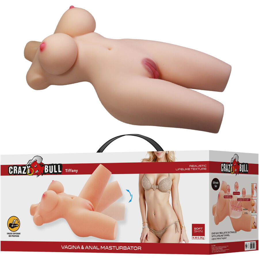 Crazy Bull Tiffany Frauentorso Vagina & Anal, 5,5 kg
