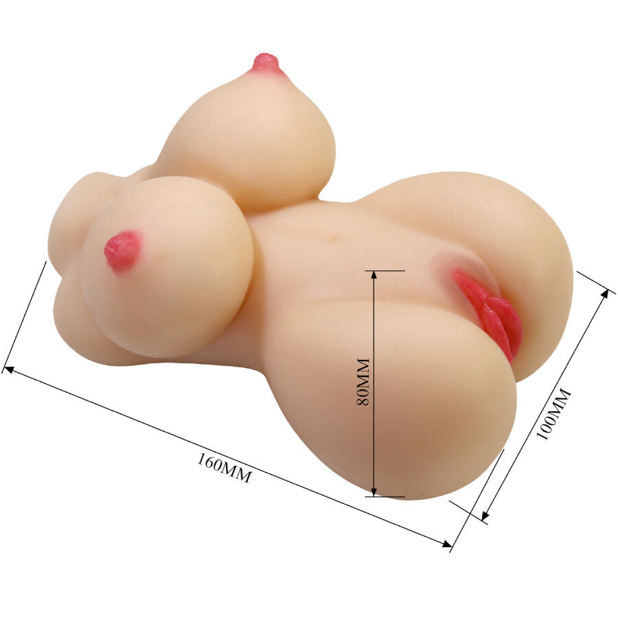 Crazy Bull Herta – Mini-Torso, realistische Vagina, 497 g