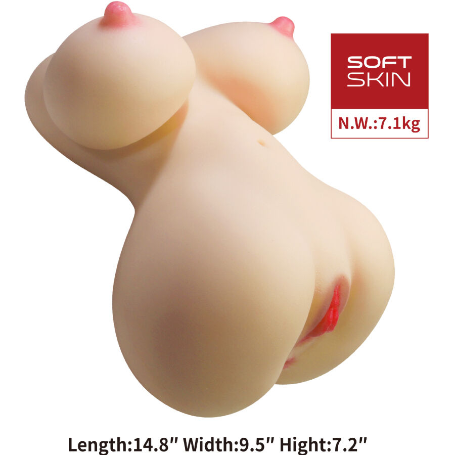 Crazy Bull Fiona – Realistischer Frauentorso mit Vagina & Anal, 7,1 kg