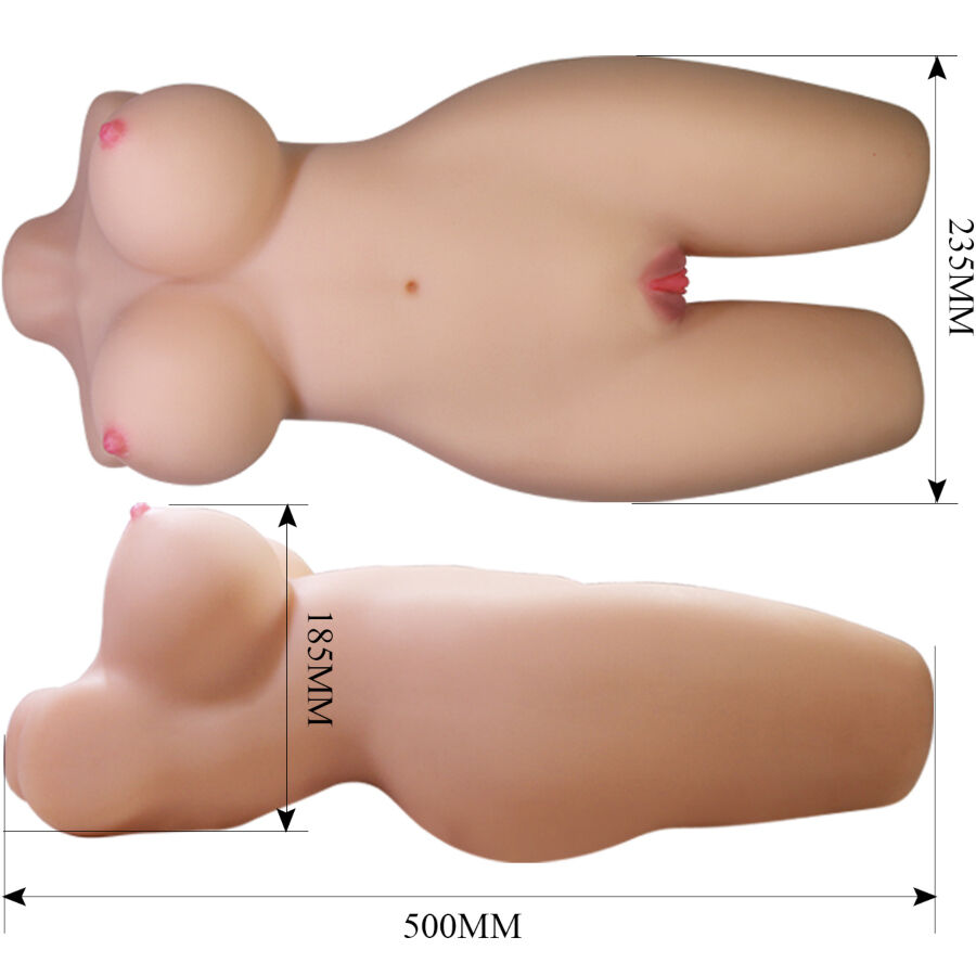 Crazy Bull Mia – Realistischer Frauentorso mit Vagina & Anal, 8,5 kg