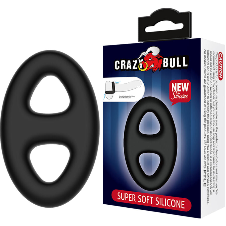Crazy Bull Doppelter Ovaler Silikonring