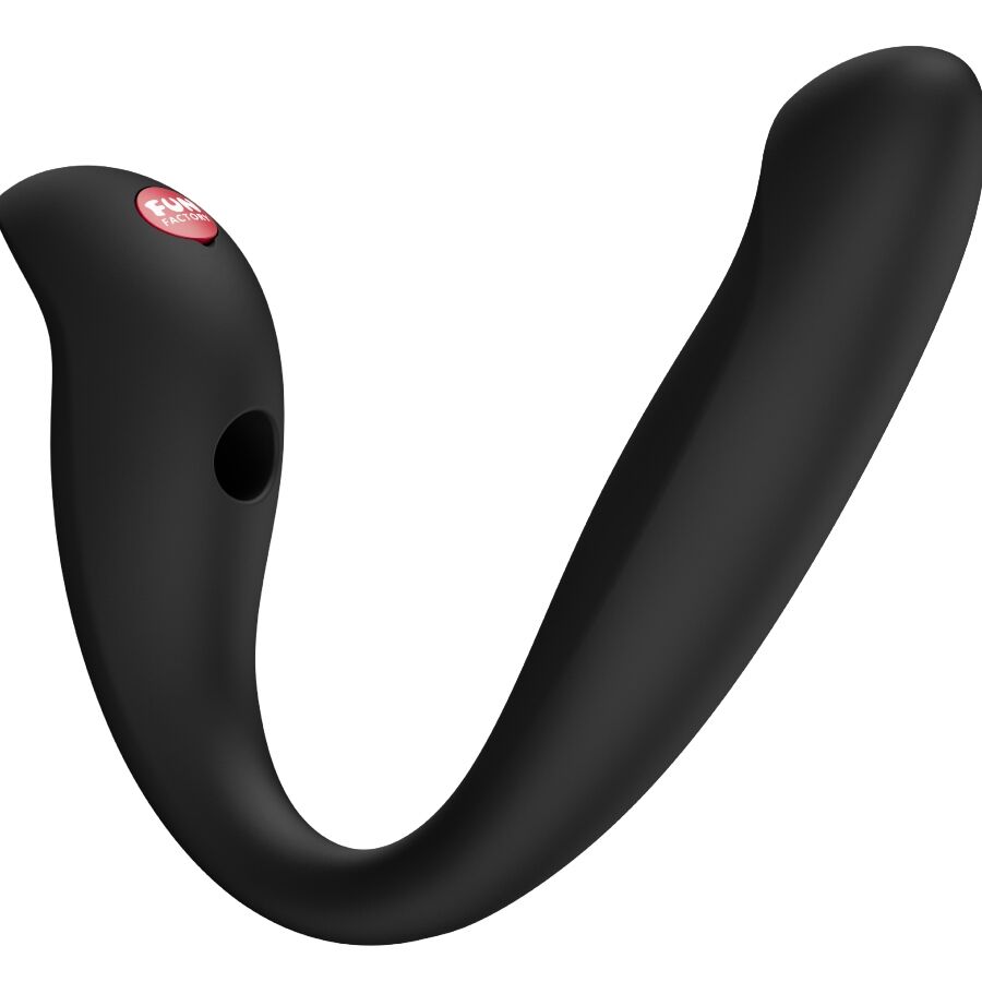 Fun Factory Veloce Insertable Doppel-Air-Pulse-Vibrator – Schwarz