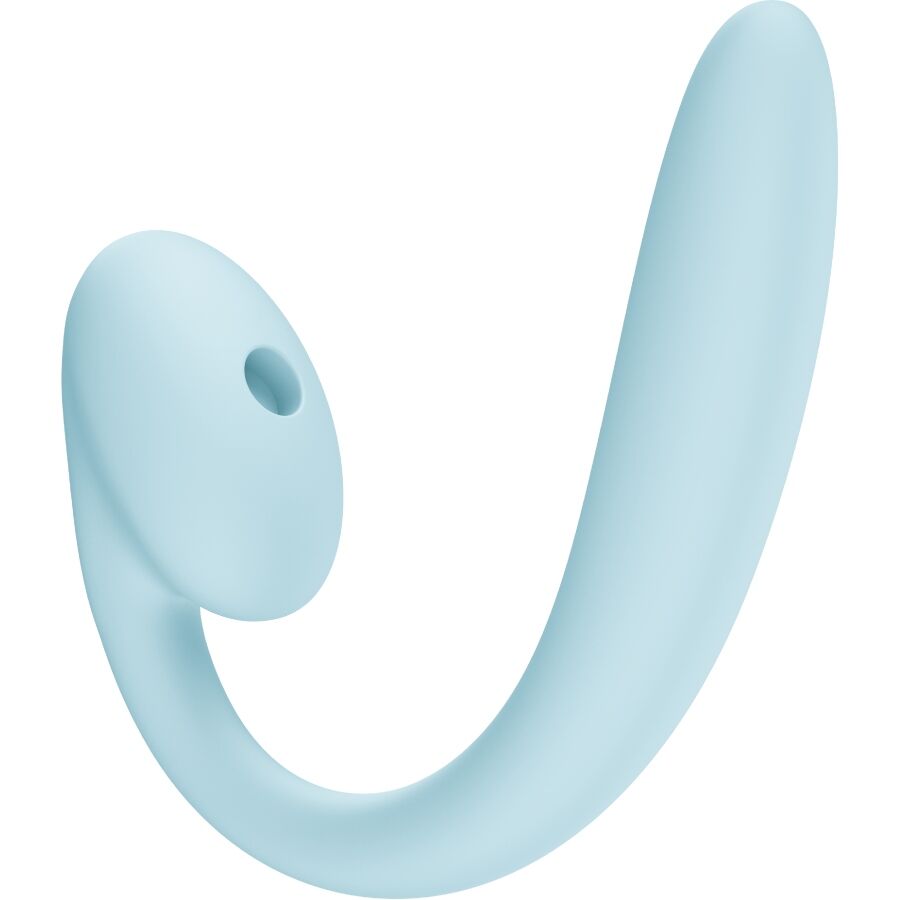 Fun Factory Crescendo Insertable Doppel-Air-Pulse-Vibrator – Eisblau