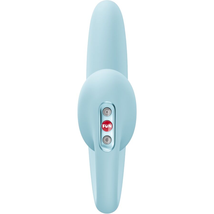 Fun Factory Crescendo Insertable Doppel-Air-Pulse-Vibrator – Eisblau