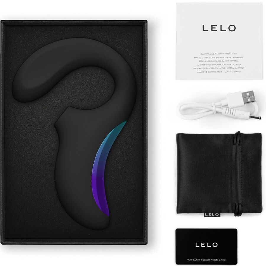 LELO Enigma Wave Dreifach-Vibrationsmassager – Schwarz