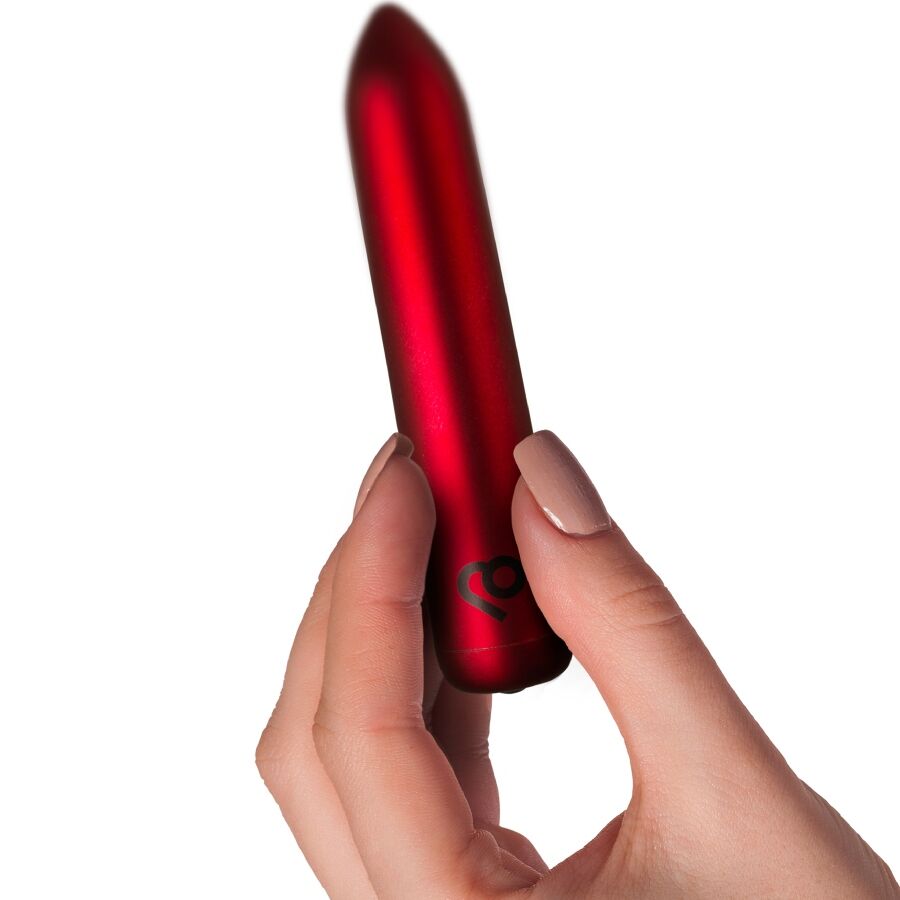 Rocks-Off Wiederaufladbarer Bullet-Vibrator – Poppy Red