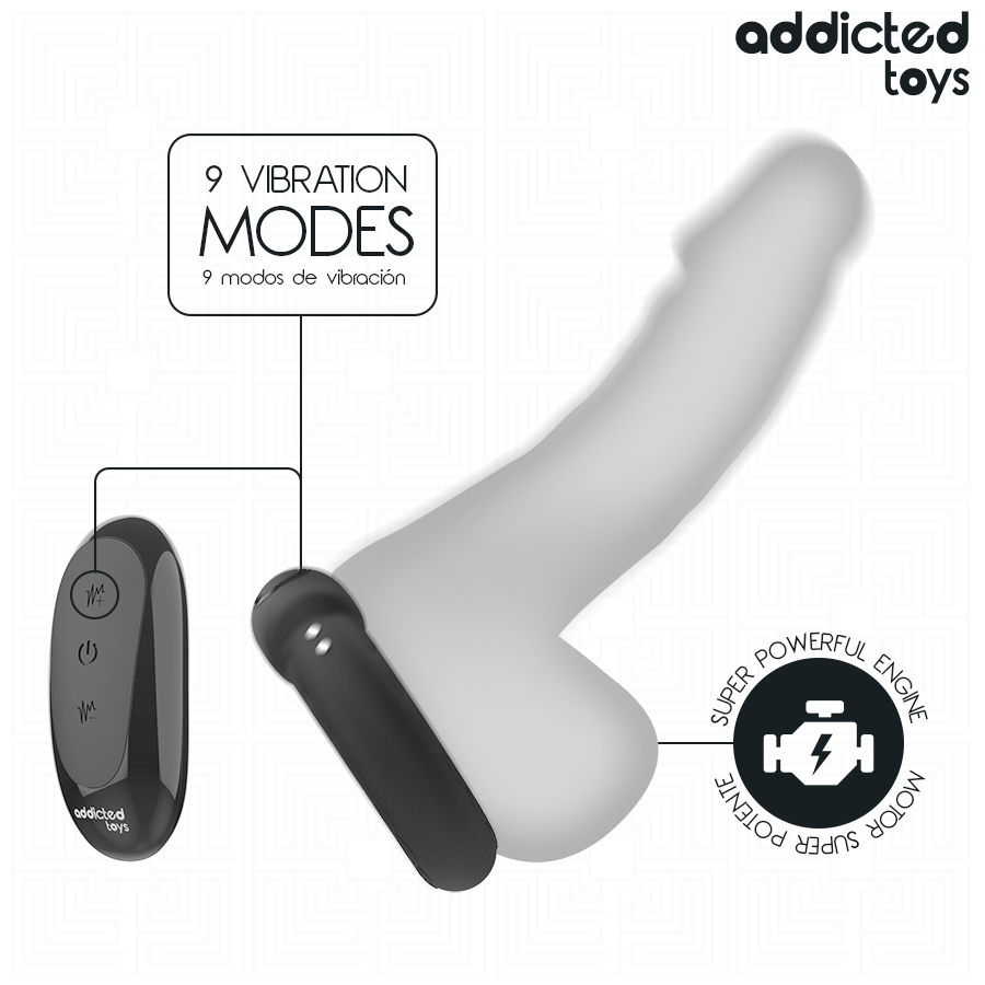 Addicted Toys Cock Ring – Vibration, Waerme & Fernbedienung