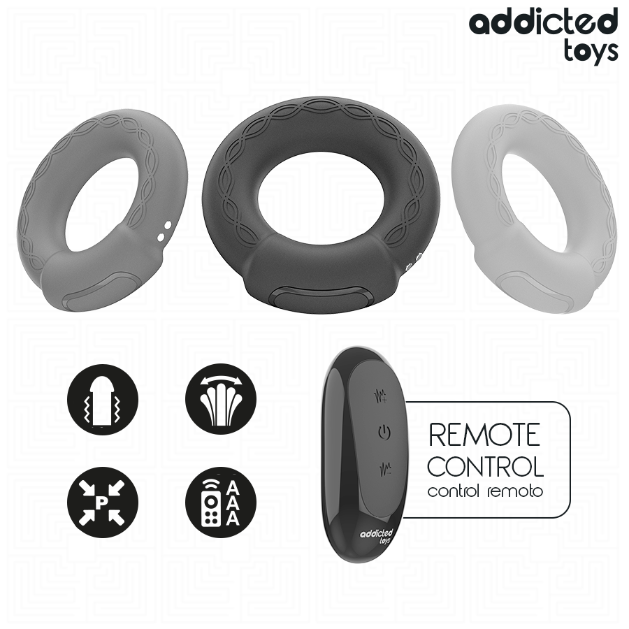 Addicted Toys Cock Ring – Vibration, Waerme & Fernbedienung