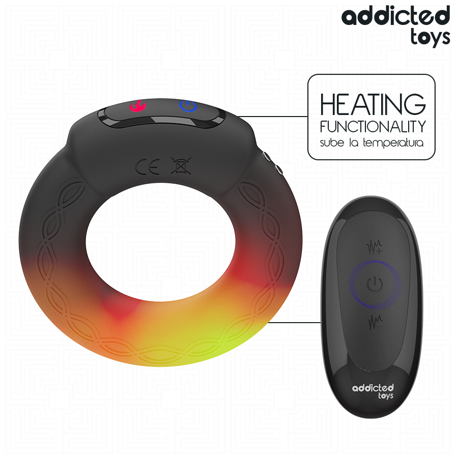 Addicted Toys Cock Ring – Vibration, Waerme & Fernbedienung