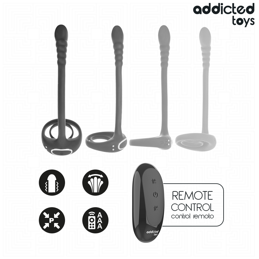 Addicted Toys P-Spot Cock Ring – Vibration & Fernbedienung