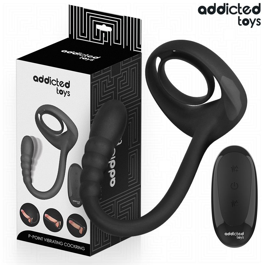 Addicted Toys P-Spot Cock Ring – Vibration & Fernbedienung