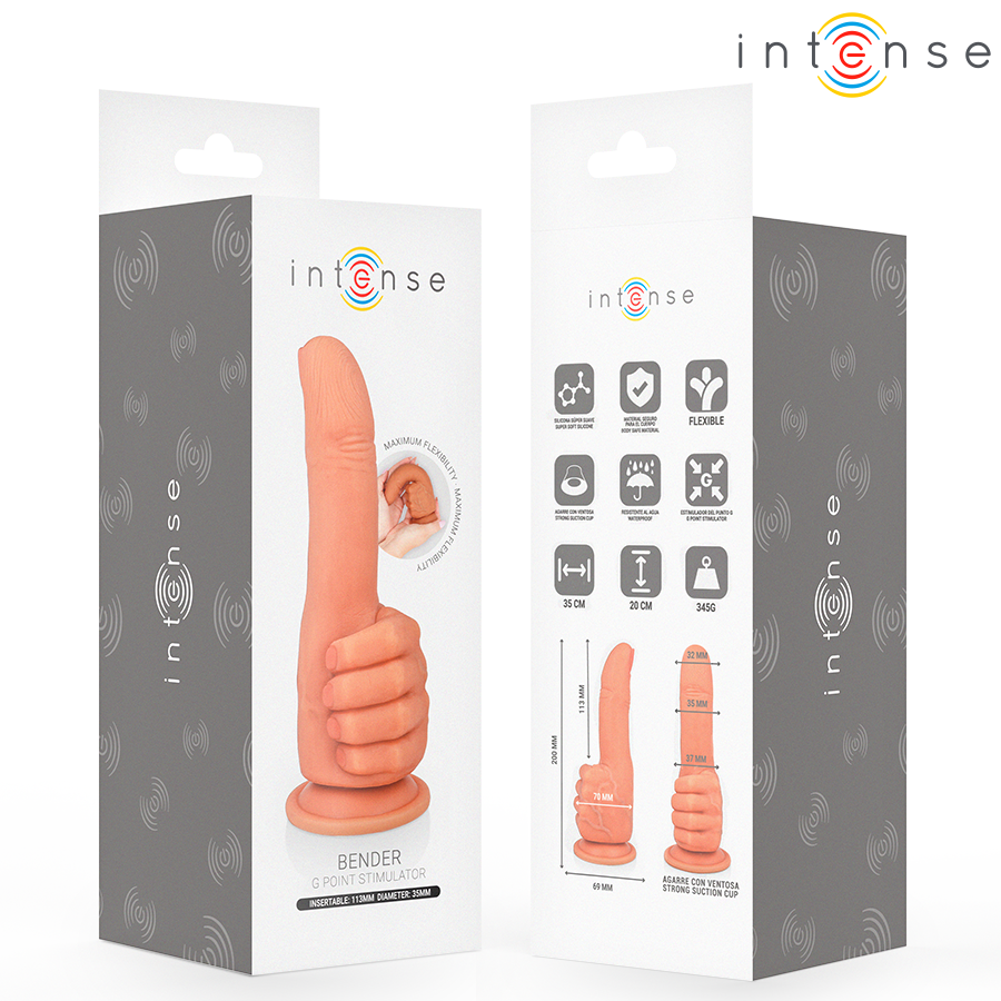 Intense Bender G-Punkt-Stimulator – Flexible Hand, 11,3 cm