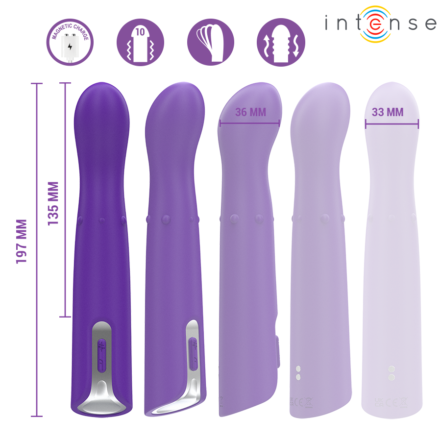 Intense Helena Beads Up & Down Wiggle Vibrator – 13,5 cm