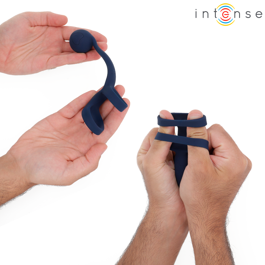 Intense Tyson Cock Ring – Vibrierende Kugel, Ø 3,2 cm
