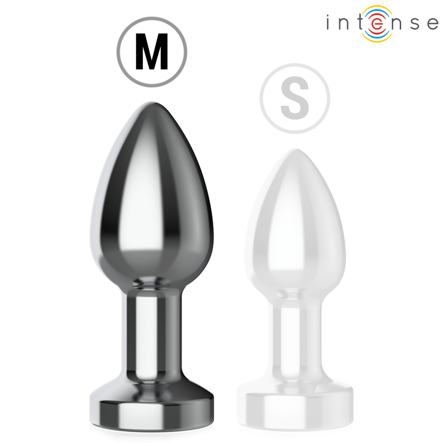 Intense Vibrierender Metall-Analplug – LED, FB, Gr. 2