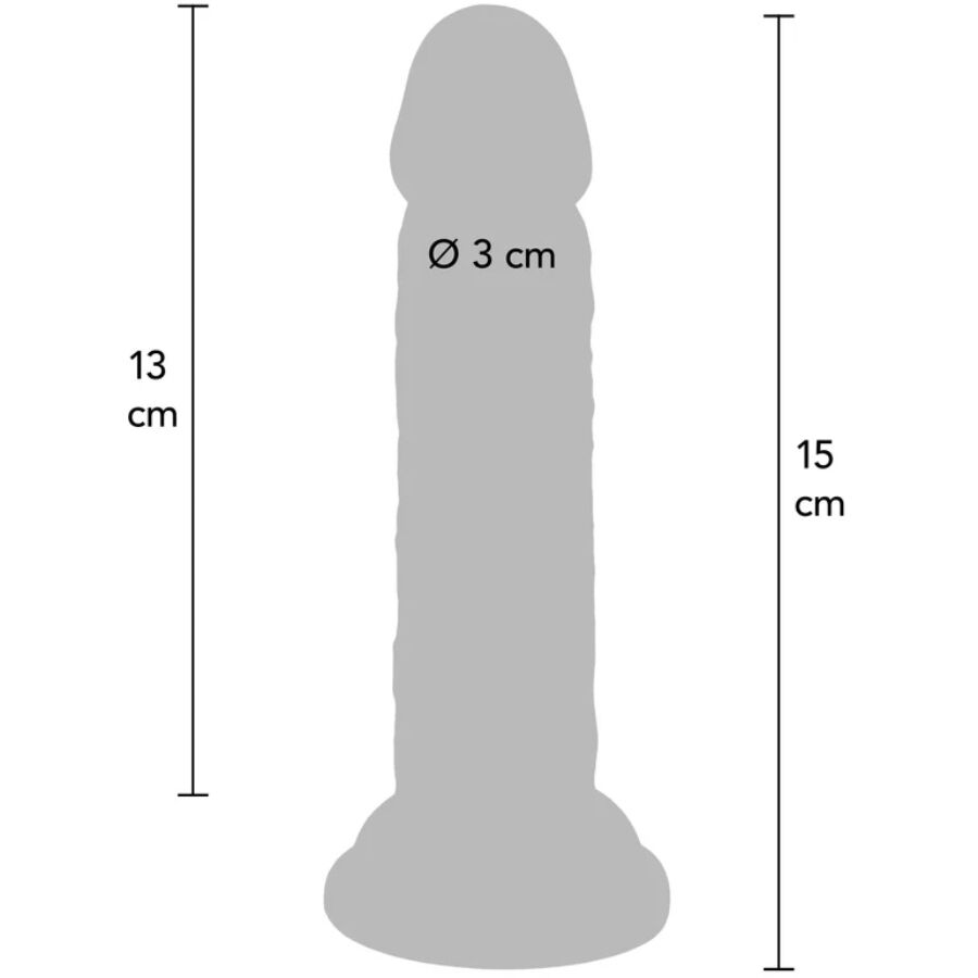 Get Real Deluxe Realistischer Dildo – 15 cm