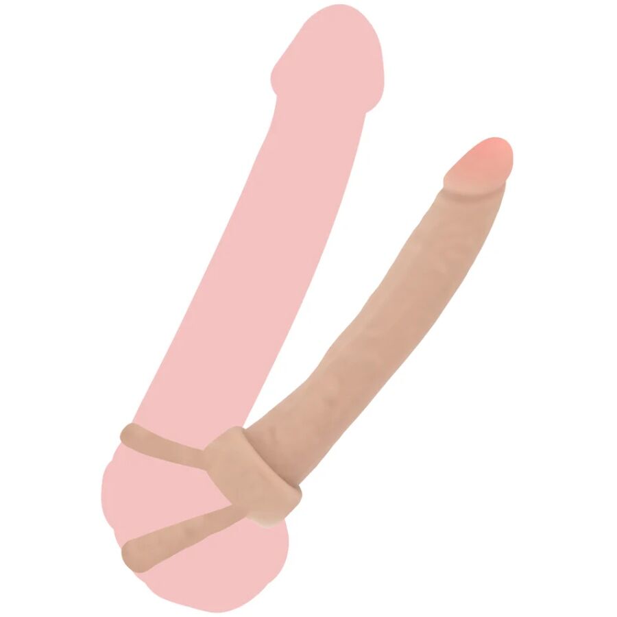 Get Real Double Trouble – Silikon-Analpenetrator, 16 cm
