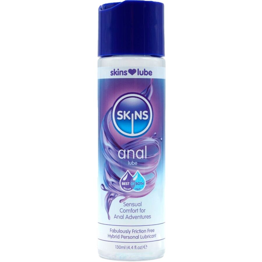 Skins Anal Hybrid Gleitmittel – Wasser & Silikon, 130 ml