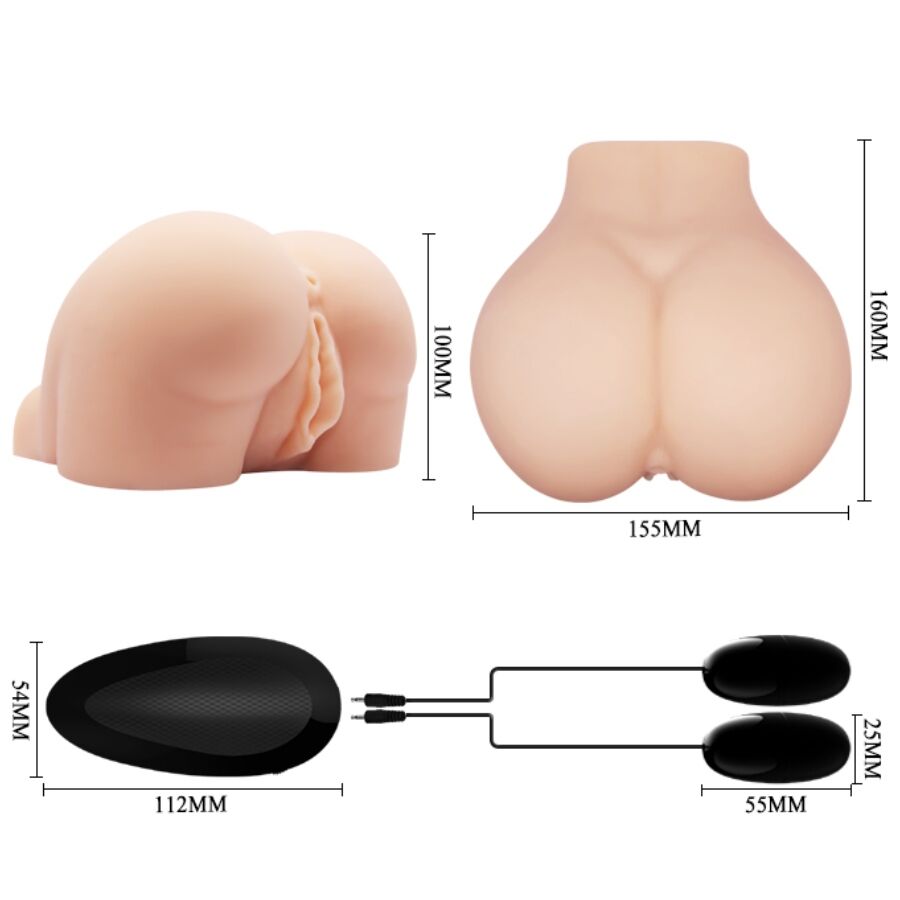 Crazy Bull Realistische Vagina & Anus Mit Vibrationsposition 8