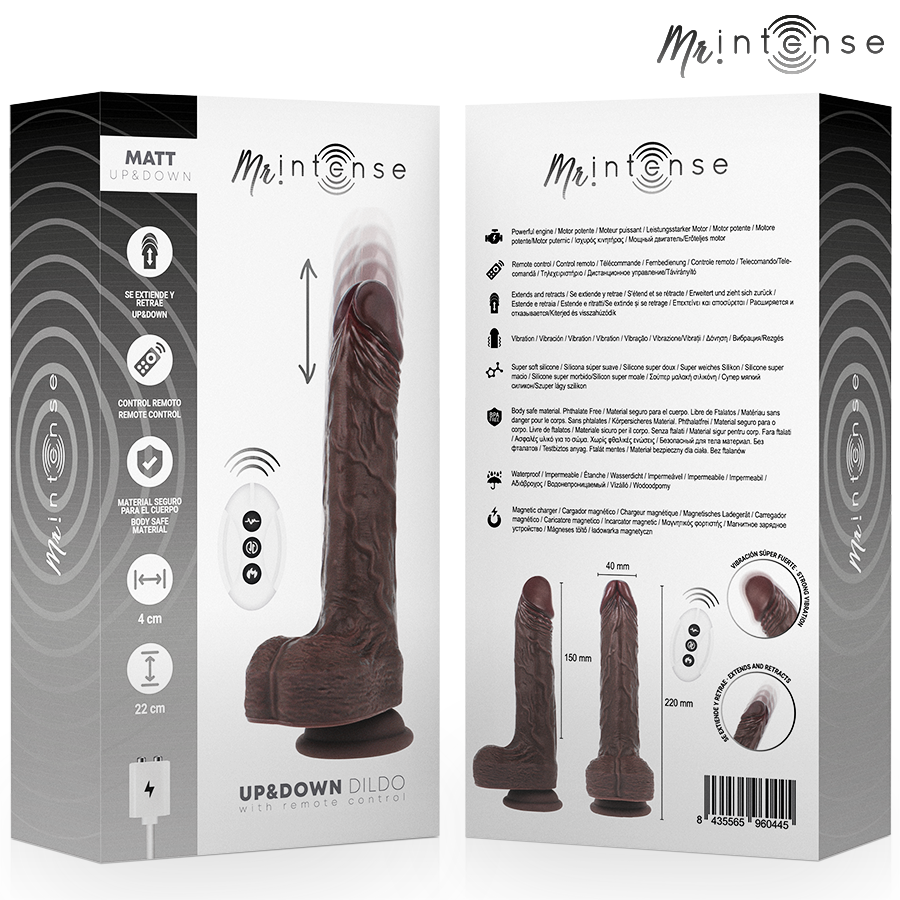 Mr. Intense Matt – Multifunkt. Realist. Vibrationsdildo