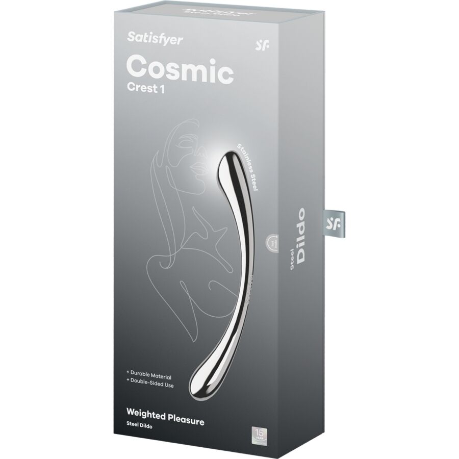 Satisfyer Cosmic Crest 1 – Edelstahl Doppeldildo