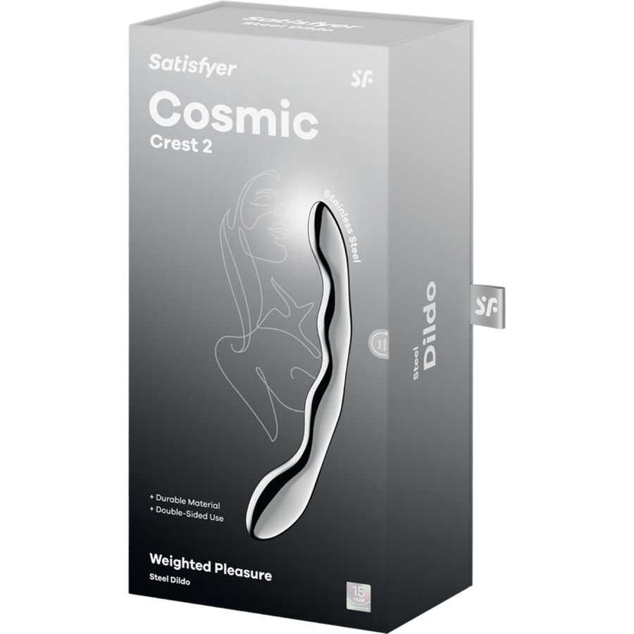 Satisfyer Cosmic Crest 2 – Edelstahl Doppeldildo