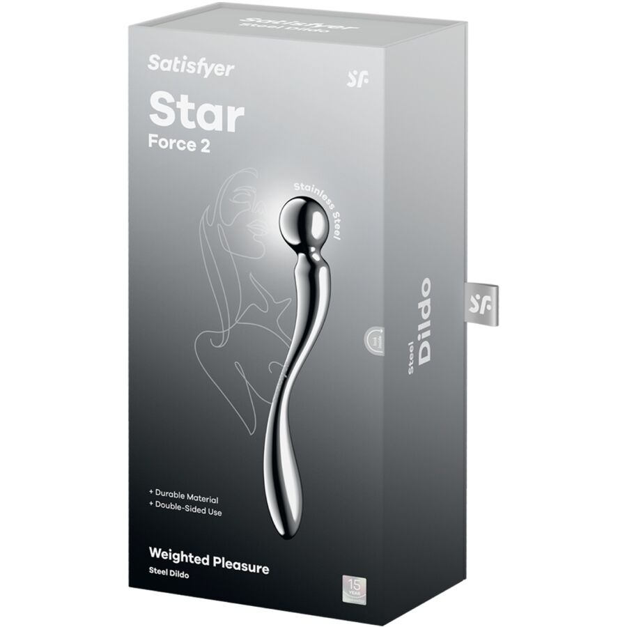 Satisfyer Star Force 2 – Edelstahl Doppeldildo