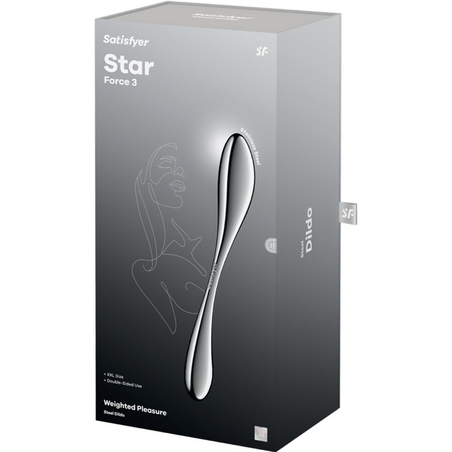Satisfyer Star Force 3 – Edelstahl Doppeldildo