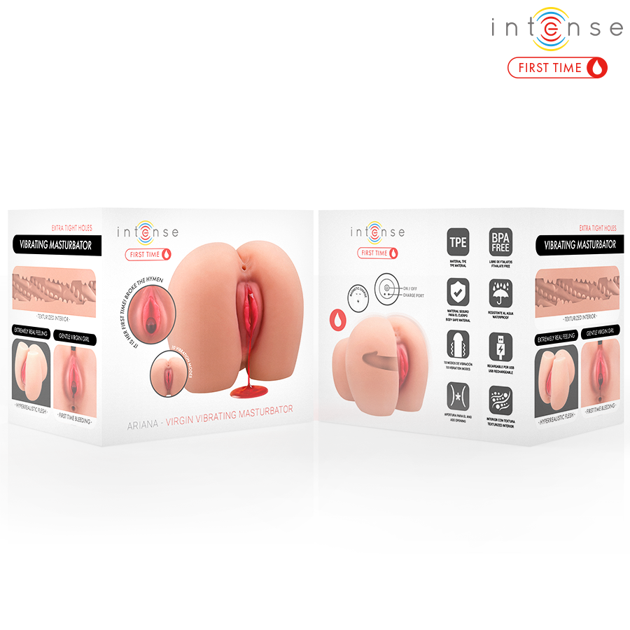 Intense First Time Ariana – Virgin Vibrator-Masturbator