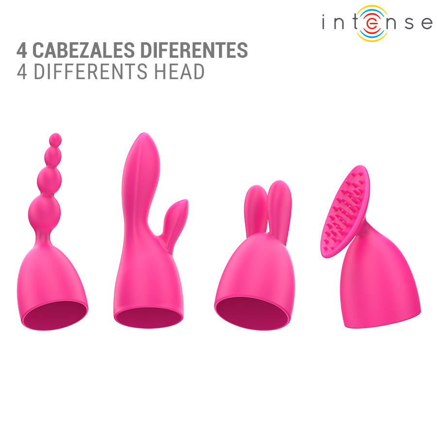 Intense Cher Vibrator – 20 Muster, austauschbare Aufsaetze