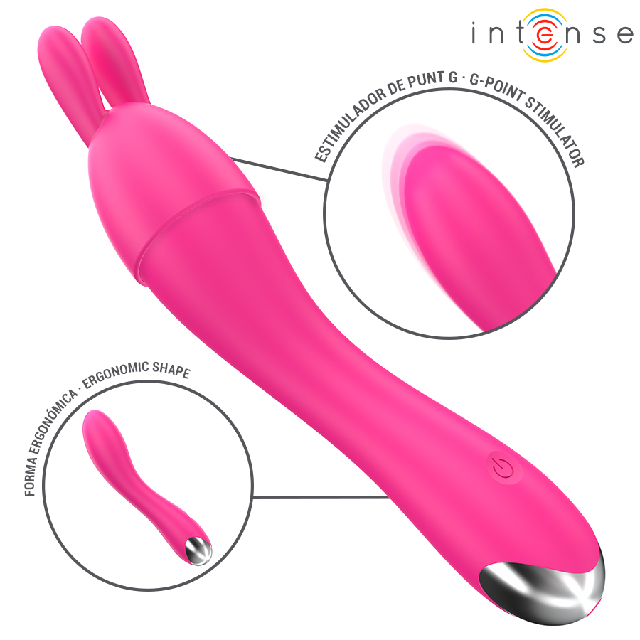 Intense Cher Vibrator – 20 Muster, austauschbare Aufsaetze