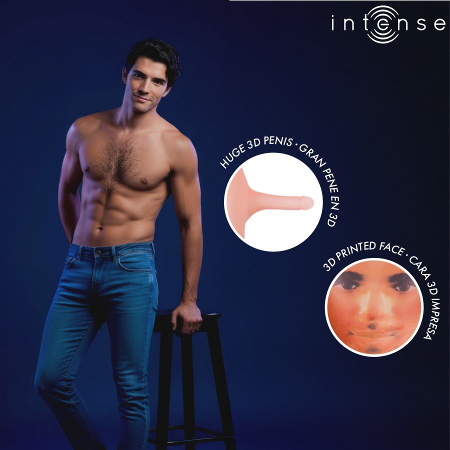 Intense Dolls Anthony – Aufblasbare Puppe mit 3D-Penis