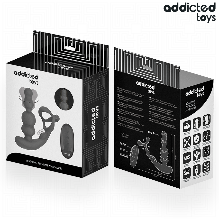 Addicted Toys Rotierender Prostata-Massager – FB
