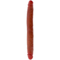 Get Real Doppelendes Silikon-Dildo – Karamell, 35 cm