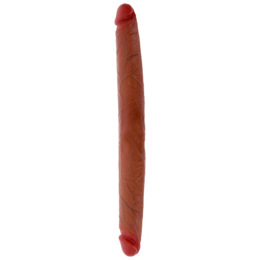 Get Real Doppelendes Silikon-Dildo – Karamell, 40 cm