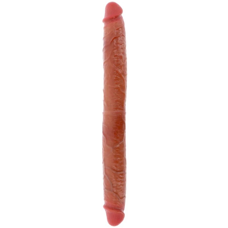 Get Real Doppelendes Silikon-Dildo – Karamell, 46 cm
