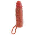 Get Real Feuchtigkeitsspendende Silikon-Penishuelse – Karamell