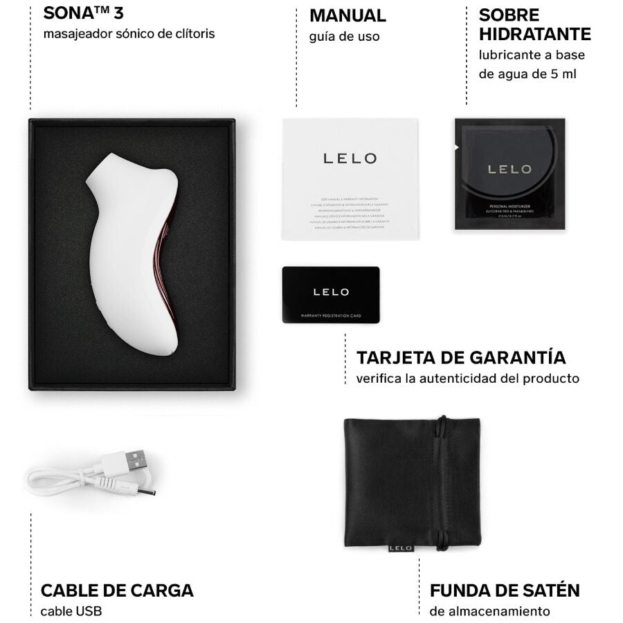 LELO Sona 3 Sonic Klitorisstimulator – Chrom