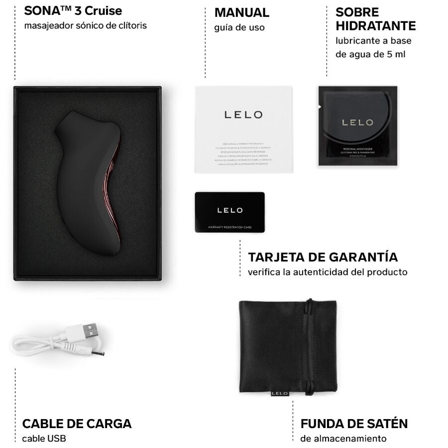 LELO Sona 3 Cruise Sonic Klitorisstimulator – Schwarz