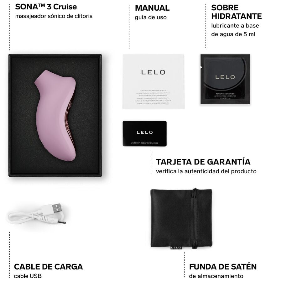 LELO Sona 3 Cruise Sonic Klitorisstimulator – Zartrosa