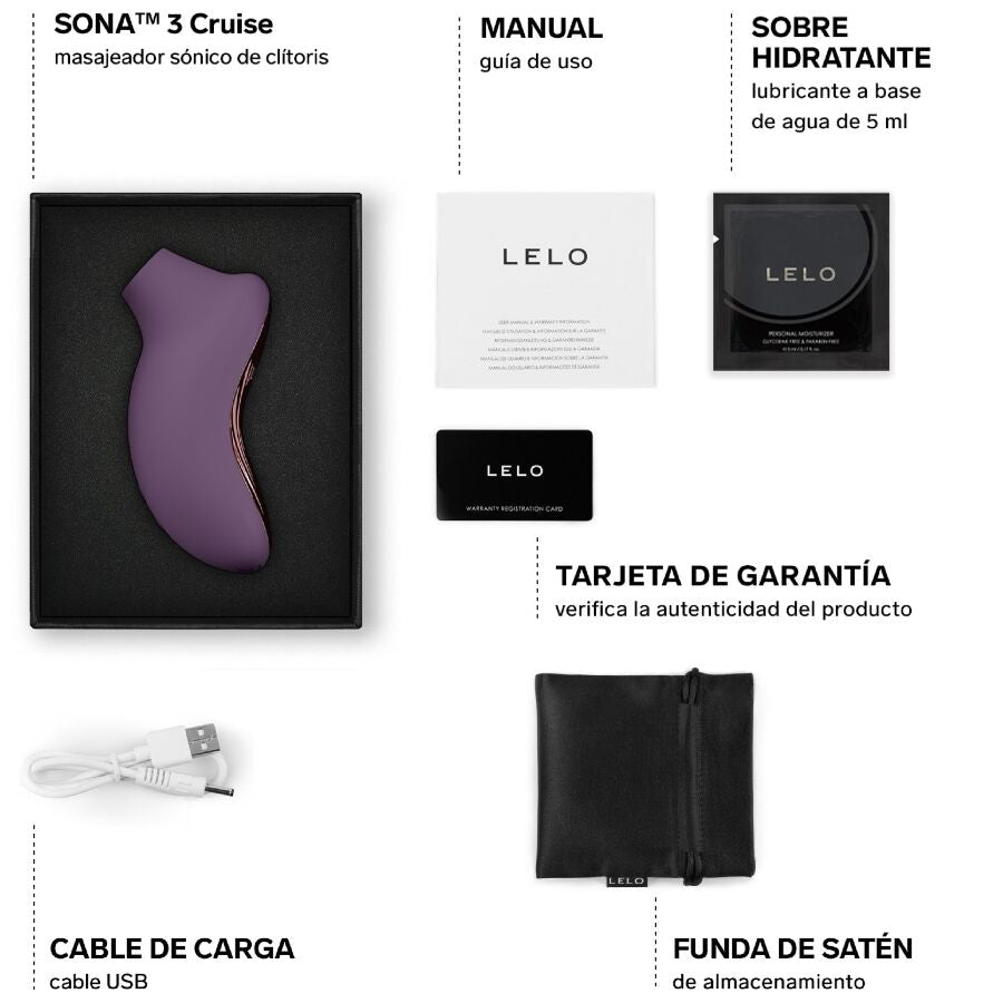 LELO Sona 3 Cruise Sonic Klitorisstimulator – Plum