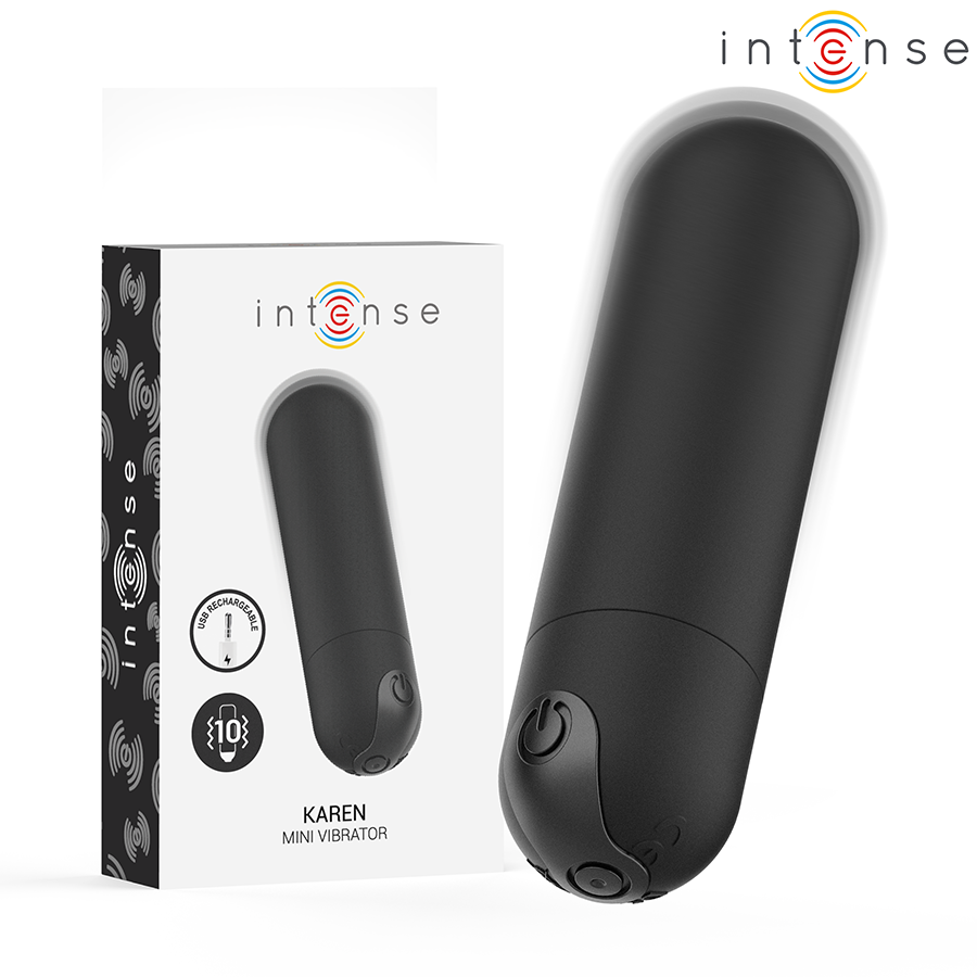 Intense Karen Mini – Wiederaufladbarer Vibrator, Schwarz