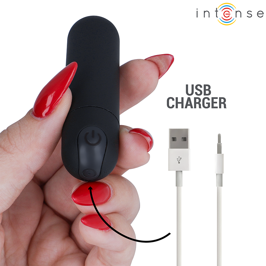 Intense Karen Mini – Wiederaufladbarer Vibrator, Schwarz