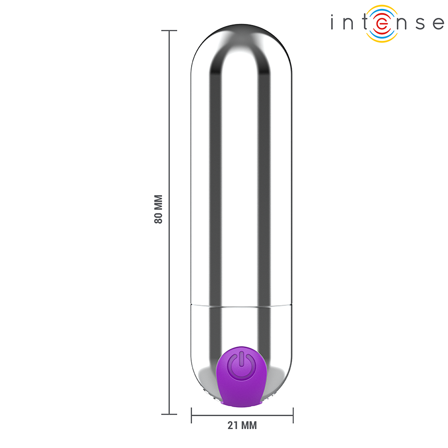 Intense Karen Mini – Wiederaufladbarer Vibrator, Silber