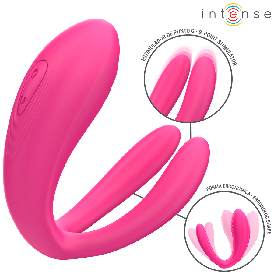 Intense Julia – Doppelvibrator mit Klemmstimulator, FB
