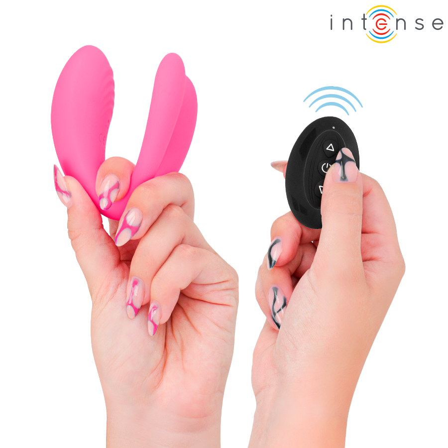 Intense Julia – Doppelvibrator mit Klemmstimulator, FB