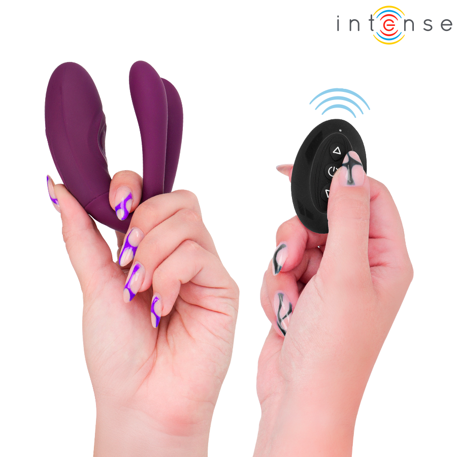 Intense Sandra – Klappenvibrator mit Klemmstimulator, FB